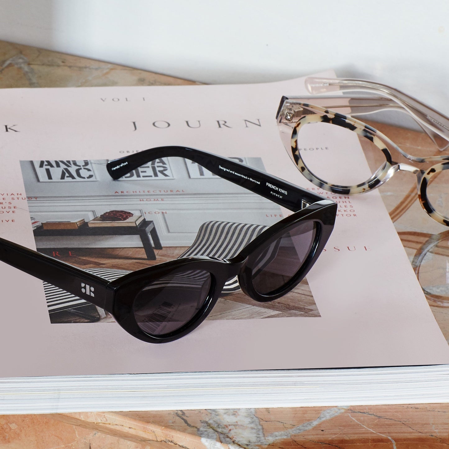 Camille Sun Dark Grey Tortoise