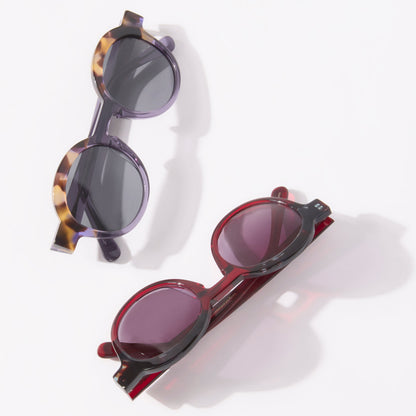 Charlotte Sun Clear Mauve & Tortoise