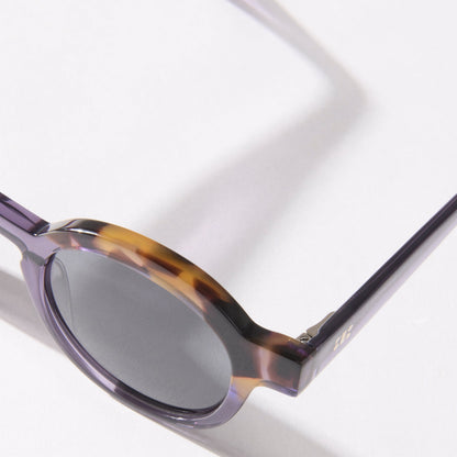Charlotte Sun Clear Burgundy & Blue Marble