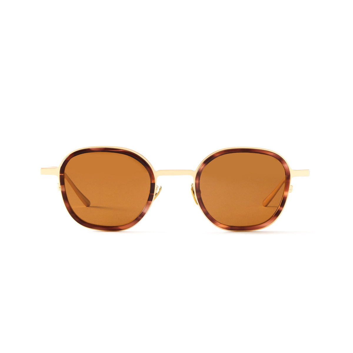 Thierry Sun Brown Marble & Mat Gold