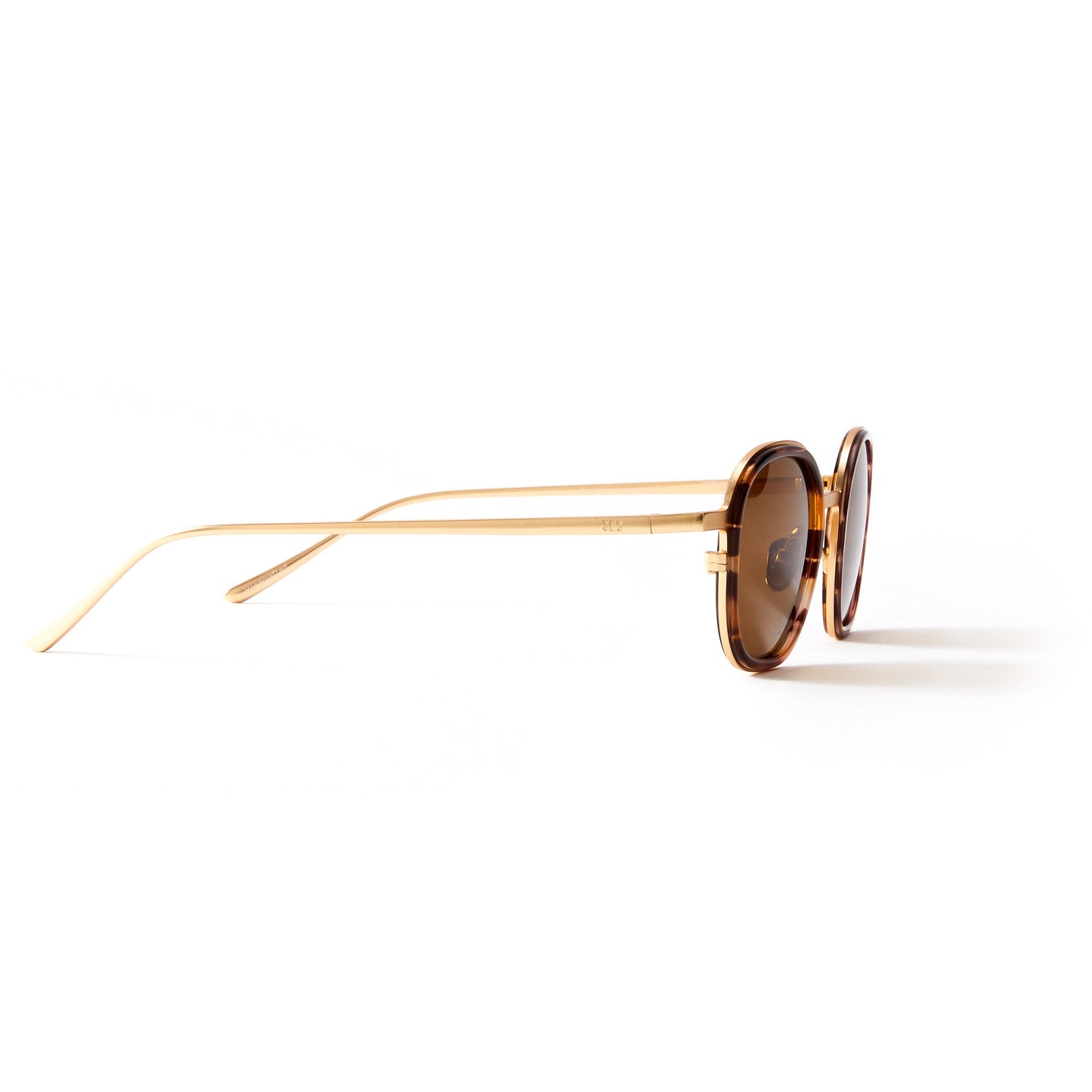Thierry Sun Brown Marble & Mat Gold